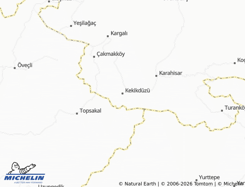 Mappa MICHELIN Kekikdüzü - ViaMichelin