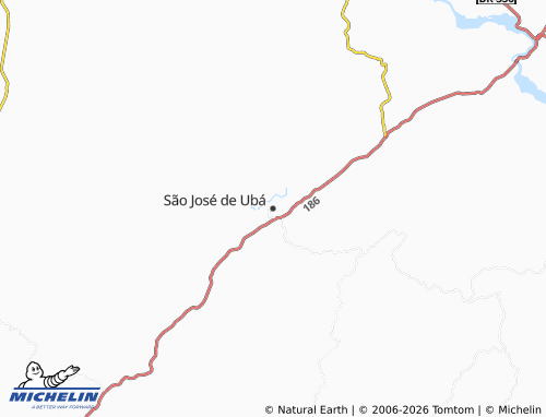 Mapa MICHELIN São José de Ubá - ViaMichelin