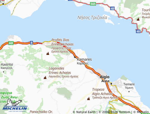 MICHELIN Kamares map - ViaMichelin