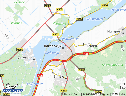 MICHELIN Harderwijk map - ViaMichelin