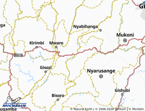Mappa MICHELIN Kibumbu - ViaMichelin