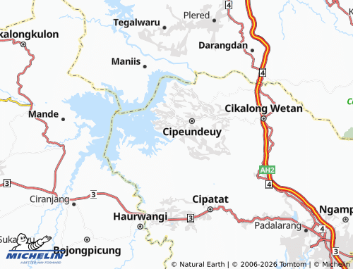 MICHELIN Nyenang map - ViaMichelin