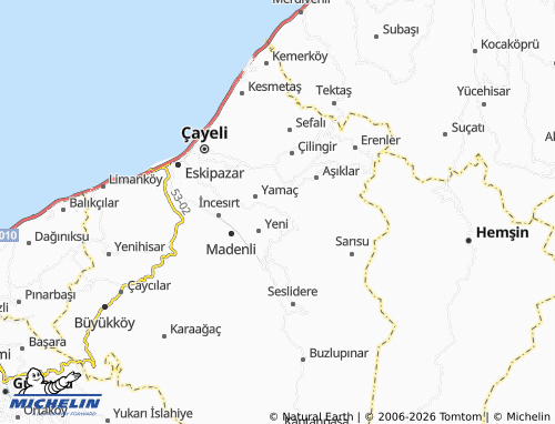 Mappa MICHELIN Sırtköy - ViaMichelin