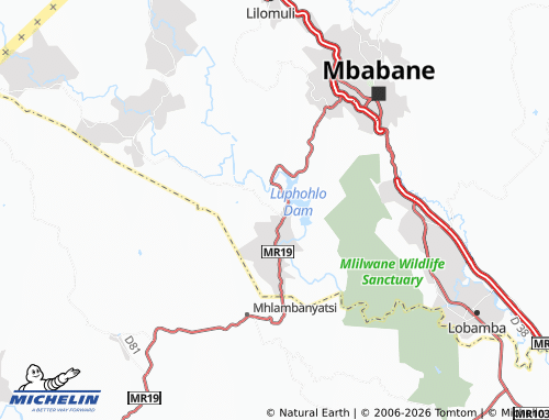 Mappa MICHELIN Mazandini - ViaMichelin