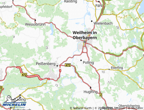 Mapa MICHELIN Oderding - ViaMichelin
