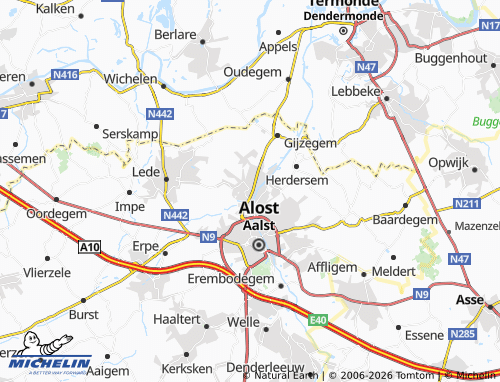 Mappa MICHELIN Hofstade - ViaMichelin