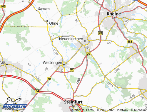 MICHELIN Maxhafen map - ViaMichelin