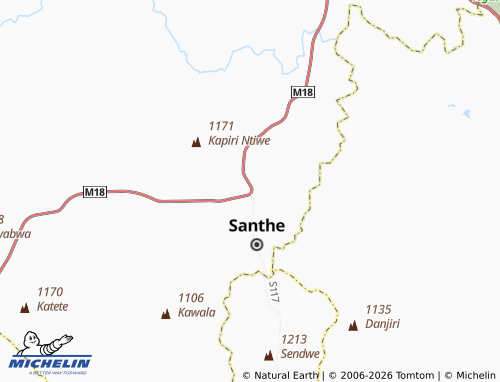 Mappa MICHELIN Santhe I - ViaMichelin