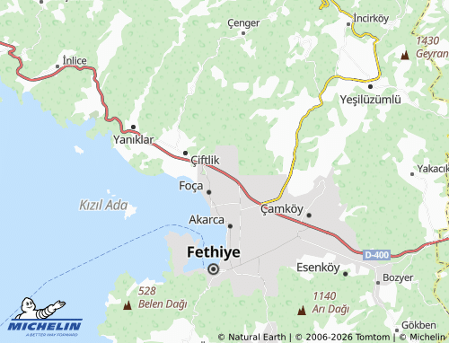 Mappa MICHELIN Karagedik - ViaMichelin