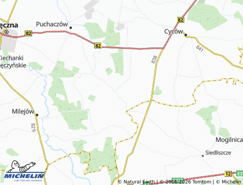 Carte MICHELIN Zawadów - ViaMichelin