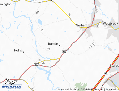 MICHELIN Buxton map - ViaMichelin