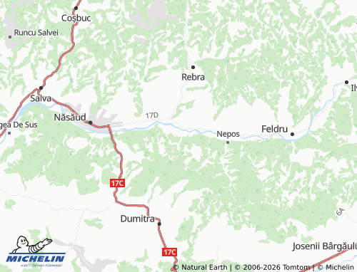 MICHELIN Poderei map - ViaMichelin