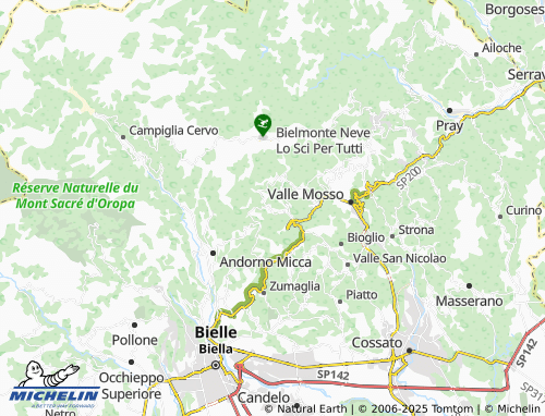 Mapa MICHELIN Callabiana - ViaMichelin