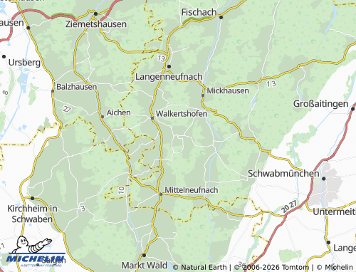 MICHELIN Grimoldsried map - ViaMichelin