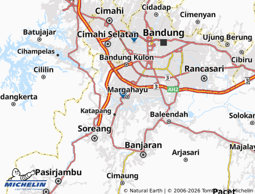 Carte MICHELIN Margahayu - ViaMichelin