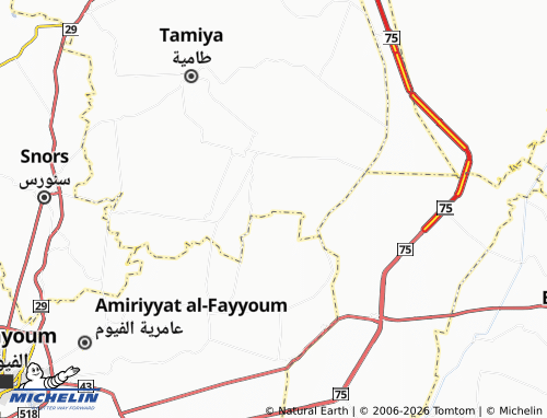 Mapa MICHELIN al-Barrani - ViaMichelin