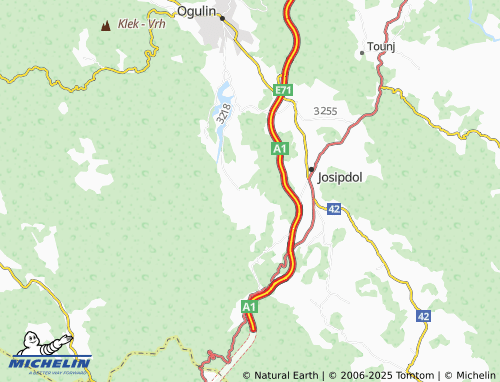 MICHELIN Bertovici (gornje Zagorje) map - ViaMichelin