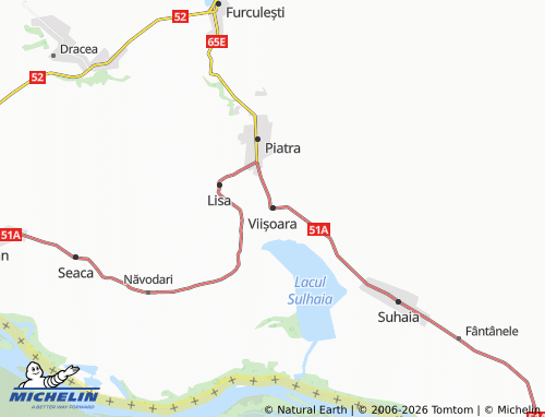 MICHELIN Viișoara map - ViaMichelin