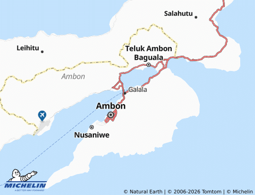 Mapa MICHELIN Hative Kecil - ViaMichelin