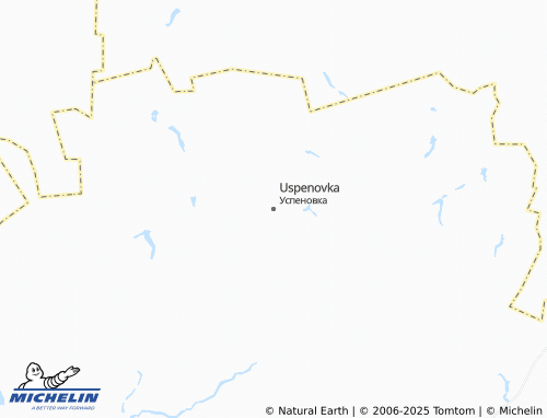 MICHELIN-Landkarte Uspenovka - ViaMichelin