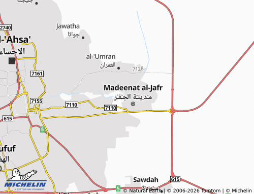 MICHELIN-Landkarte al-Nour - ViaMichelin