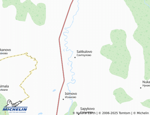 MICHELIN Saitkulovo map - ViaMichelin