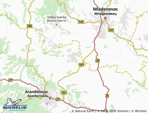 Carte MICHELIN Stojnik - ViaMichelin