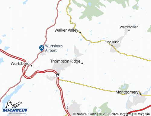 Mapa MICHELIN Burlingham - ViaMichelin