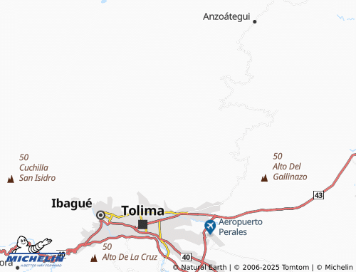 MICHELIN China Alta map - ViaMichelin