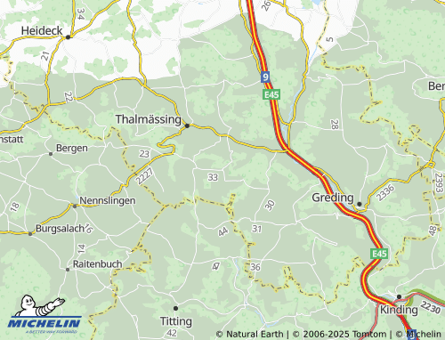 Mapa MICHELIN Landersdorf - ViaMichelin