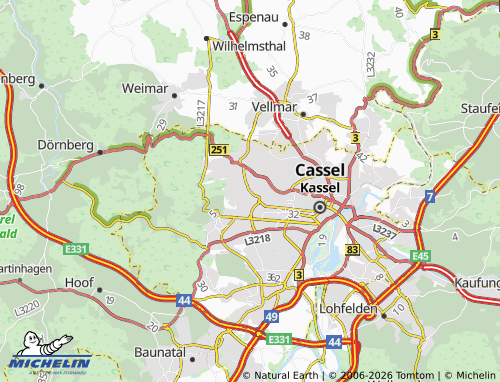 MICHELIN Kirchditmold map - ViaMichelin
