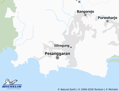 MICHELIN Sumbermulyo map - ViaMichelin
