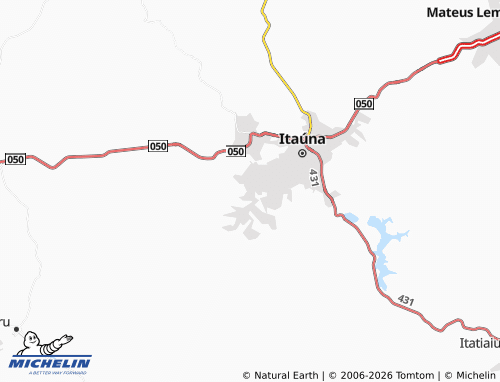 Kaart MICHELIN Itaunense - ViaMichelin
