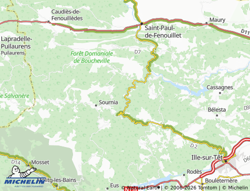 MICHELIN Pézilla-de-Conflent map - ViaMichelin