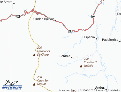 Carte MICHELIN La Arboleda - ViaMichelin