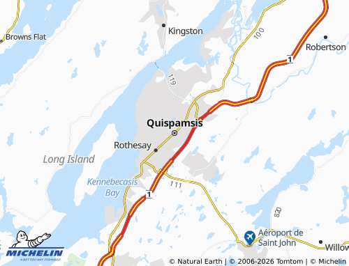 Mappa MICHELIN Quispamsis - ViaMichelin