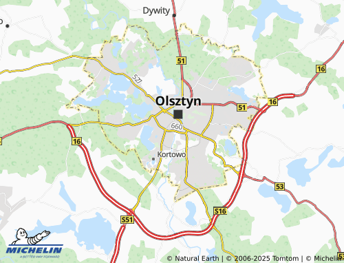 MICHELIN Podgrodzie map - ViaMichelin