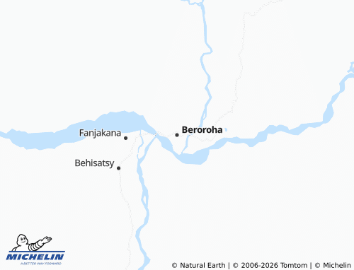 Mapa MICHELIN Beroroha - ViaMichelin