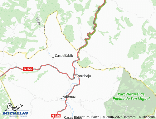 MICHELIN-Landkarte Mas de Jacinto - ViaMichelin