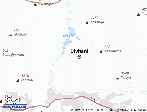 MICHELIN-Landkarte Tshitadi - ViaMichelin