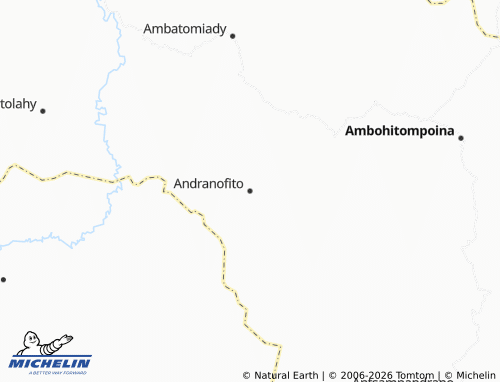 Mappa MICHELIN Andranofito - ViaMichelin