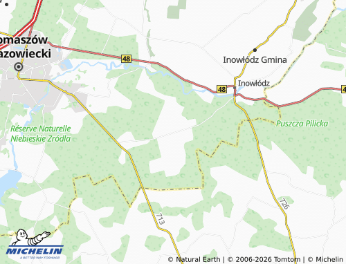 Carte MICHELIN Brzustów - ViaMichelin
