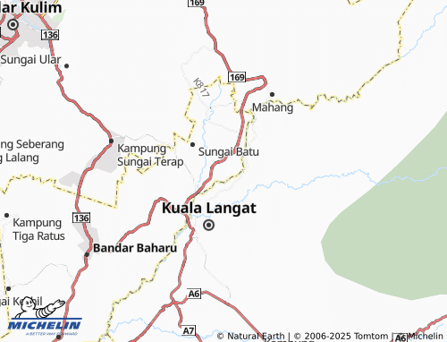 MICHELIN Kampung Bagar Jerman map - ViaMichelin