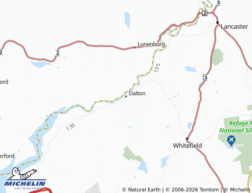 Mappa MICHELIN Dalton - ViaMichelin