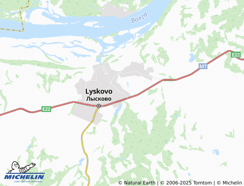 MICHELIN Neverovo map - ViaMichelin
