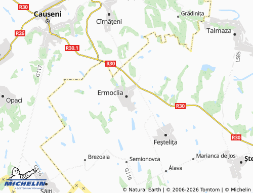 MICHELIN Ermoclia map - ViaMichelin