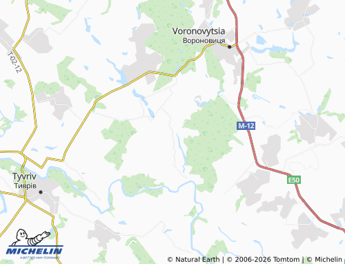 Mappa MICHELIN Shenderiv - ViaMichelin