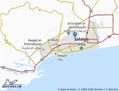 MICHELIN-Landkarte al-Wadi - ViaMichelin