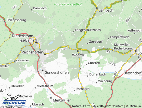 Carte MICHELIN Elsasshausen - ViaMichelin