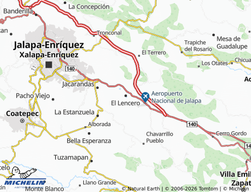 Mappa MICHELIN El Lencero - ViaMichelin
